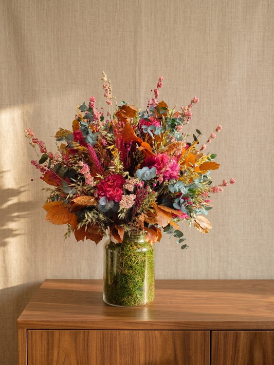 JARRÓN XL FLORES PRESERVADAS